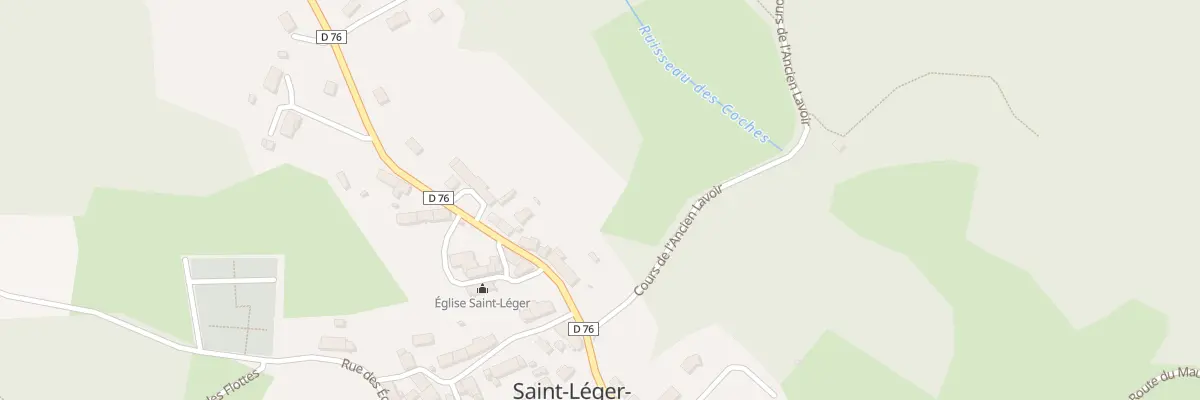 Plan du 2 Rte de la Brionne à Saint-Léger-le-Guérétois
