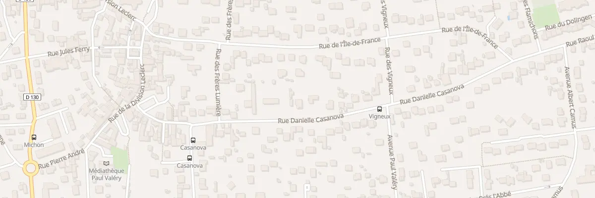 Plan du 30 Rue Daniele Casanova à Gargenville