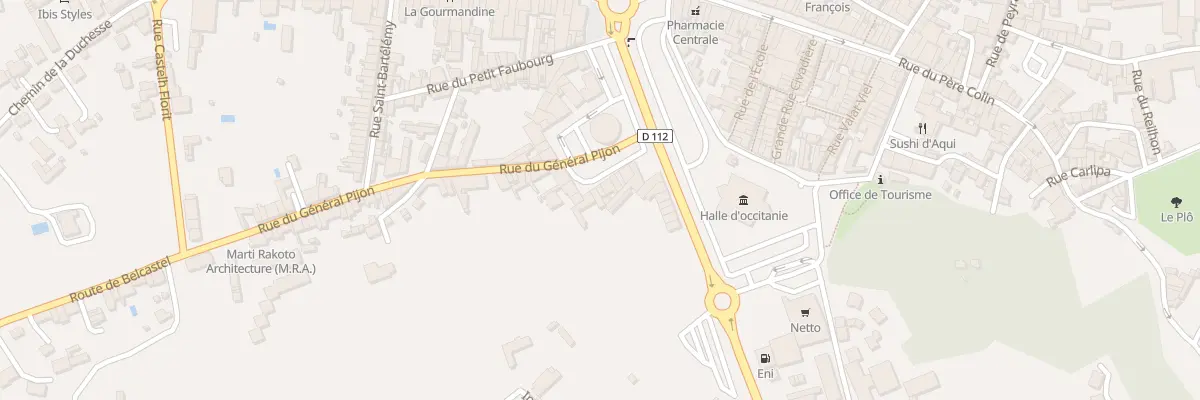 Plan du 8 Pl Stalingrad à Lavaur
