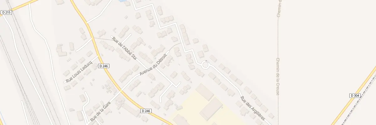 Plan du 377 Rue des Argilières à Fréthun