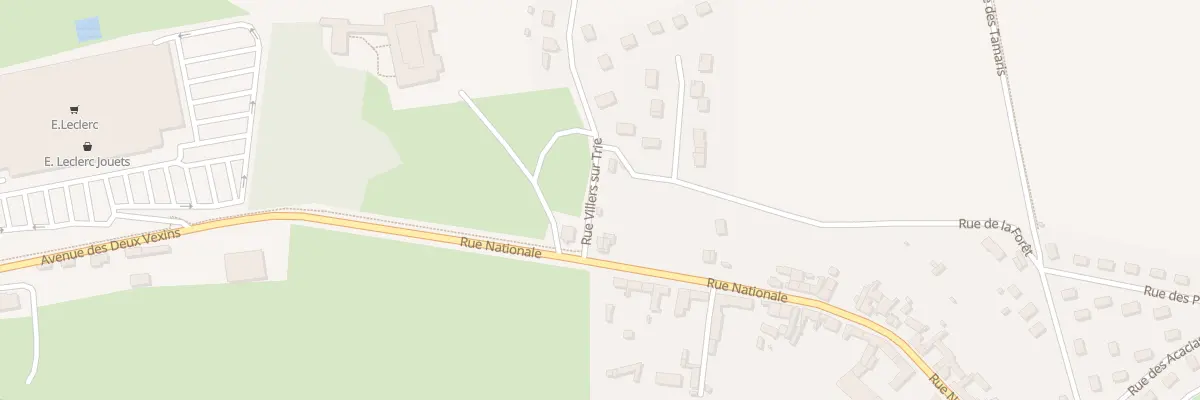 Plan du 3 Rue Nationale à Trie-Château