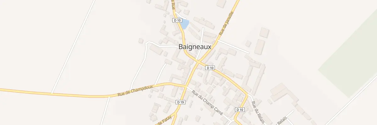 Plan du 1 Rue de Patay à Baigneaux