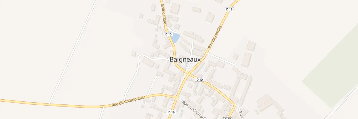Plan du 45B Gr Grande Rue à Baigneaux