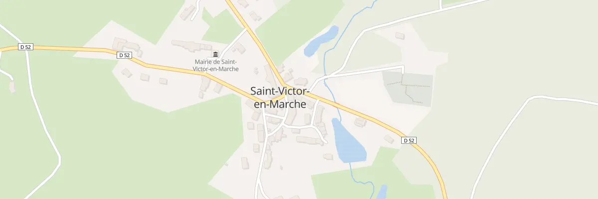 Plan du 1 Rue de la Font du Chene à Saint-Victor-en-Marche