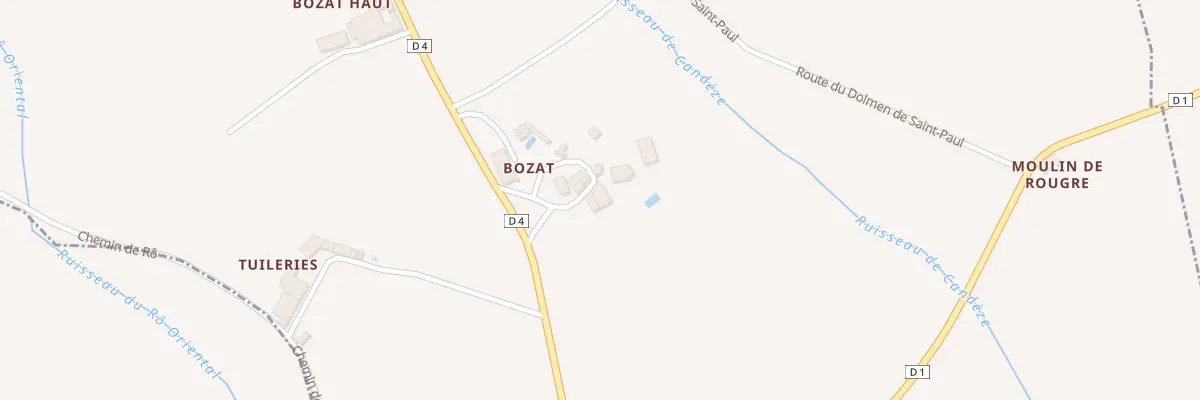 Plan du 96 Che du Hameau de Bozat à Sainte-Cécile-du-Cayrou