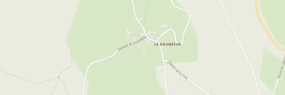Plan du 5037 Le Doumeche à Chenailler-Mascheix