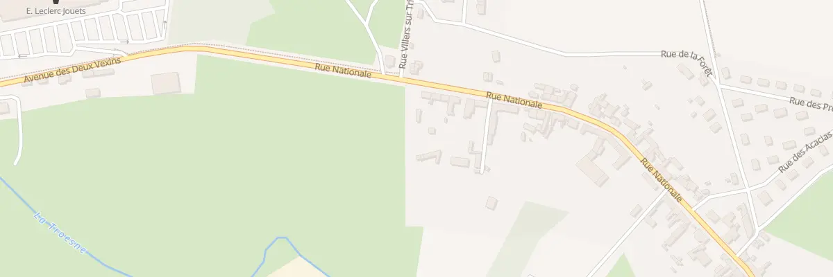 Plan du 2 Rue Nationale à Trie-Château