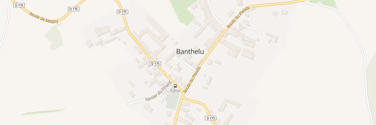 Plan du 8 Rue René Pannier à Banthelu