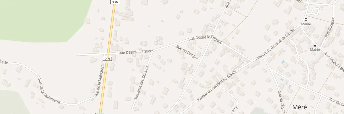Plan du 7 Rue du Dragon à Méré