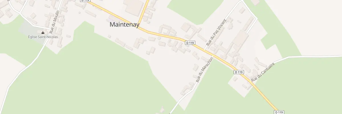 Plan du 88 Rue du Val d’Authie à Maintenay