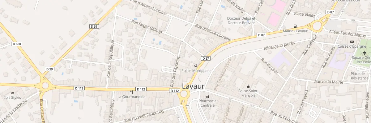Plan du 14 Rue des Capucins à Lavaur