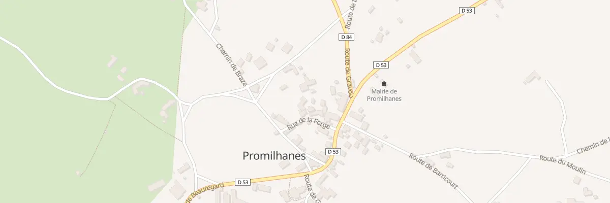 Plan du 5086F Promilhanes à Promilhanes