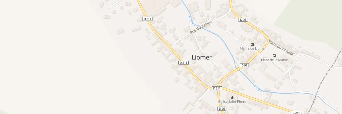 Plan du 17 Rue Jean Moulin à Liomer