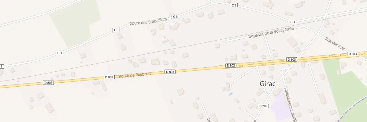 Plan du 5188F Al Bos à Girac