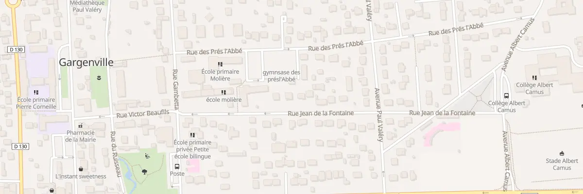Plan du 16 Rue Jean de la Fontaine à Gargenville