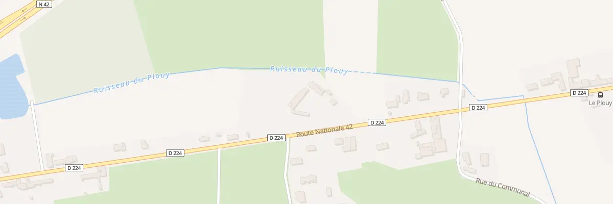 Plan du 96 Rue du Plouy à Colembert