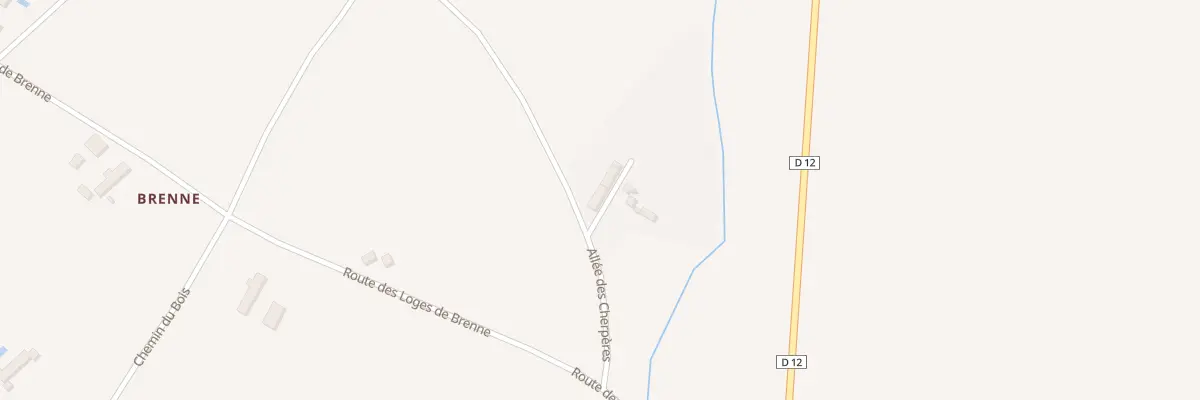 Plan du 1 All des Cherperes à Ardentes