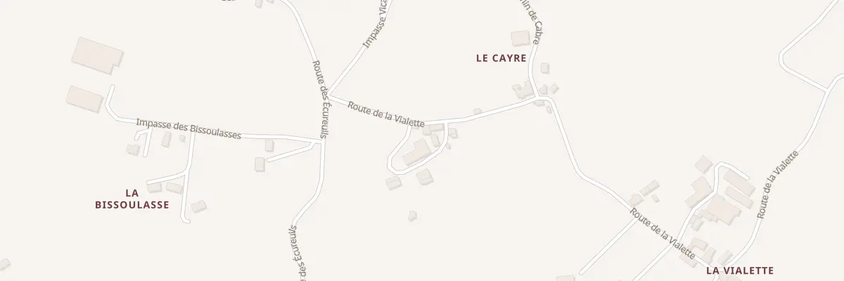 Plan du 122 Rte de la Vialette à Liourdres
