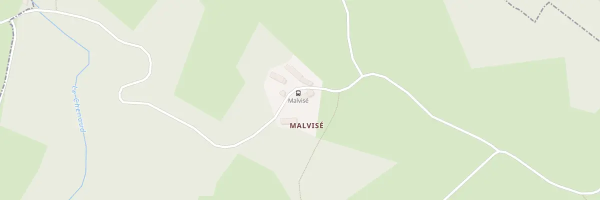 Plan du 3 Malvisé à La Chapelle-Taillefert