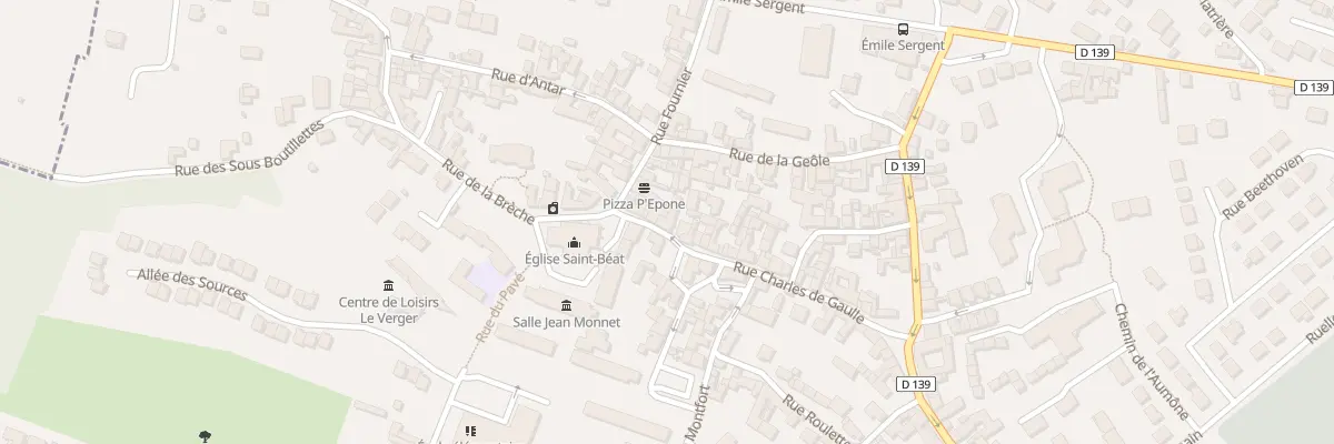 Plan du 32 Rue Charles de Gaulle à Épône