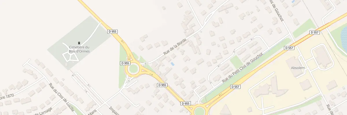 Plan du 6 Rue de la Borde à Ormes