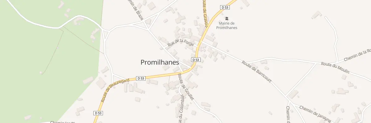Plan du 5071 Promilhanes à Promilhanes