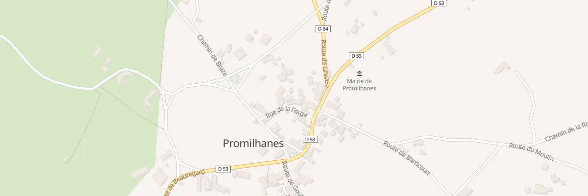 Plan du 50 Rue de la Forge à Promilhanes