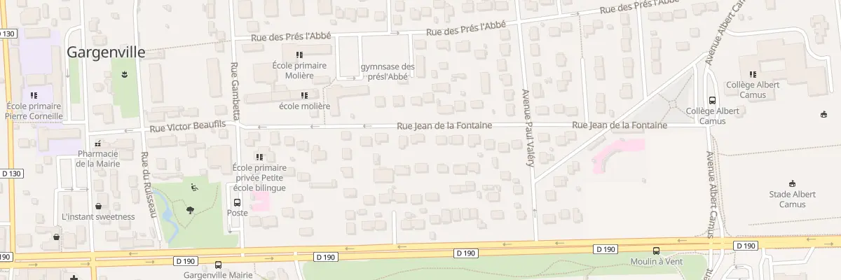 Plan du 11 Rue Jean de la Fontaine à Gargenville