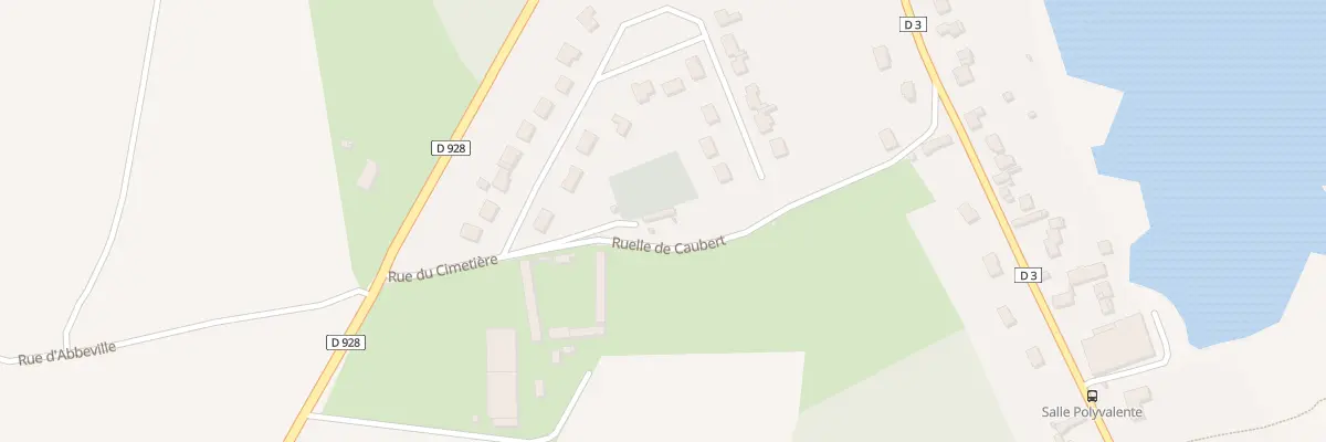 Plan du 1 Rue du Cimetiere à Mareuil-Caubert