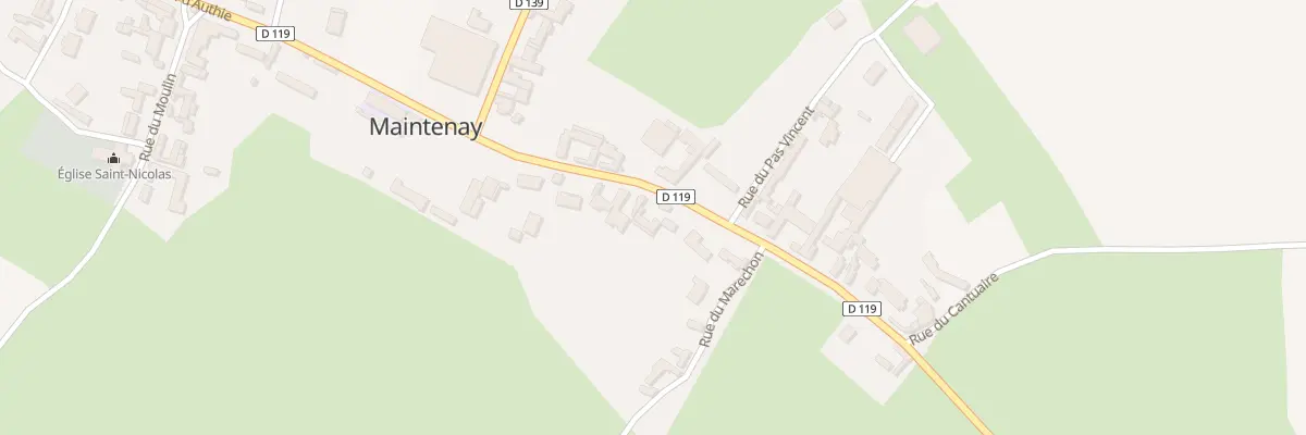 Plan du 90 Rue du Val d’Authie à Maintenay