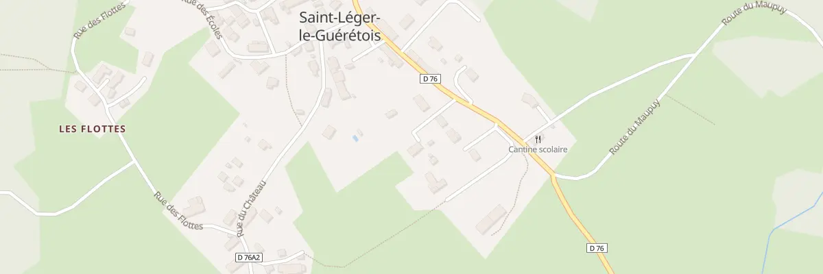 Plan du 14 Rte des Carrières à Saint-Léger-le-Guérétois