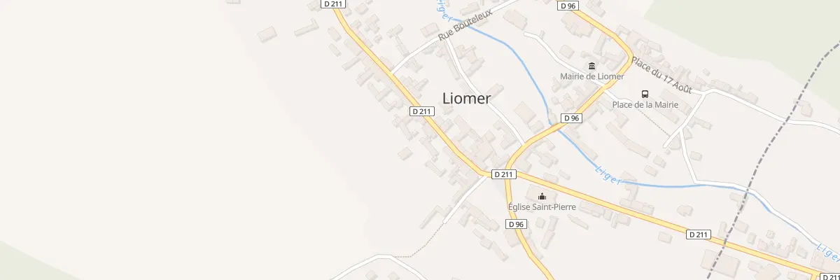 Plan du 9 Rue Jean Moulin à Liomer
