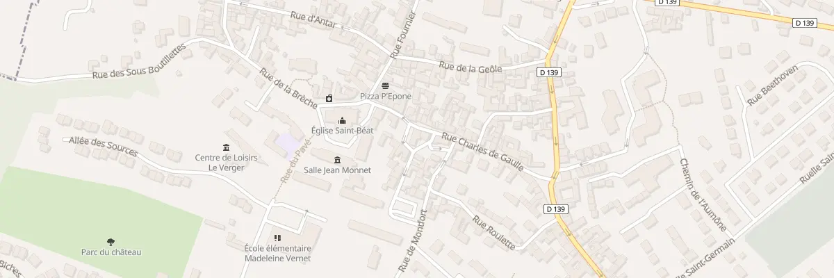 Plan du 17 Rue Charles de Gaulle à Épône