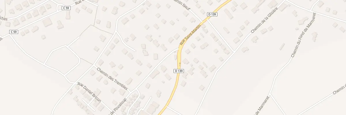 Plan du 58 Rue Saint Martin à Épône