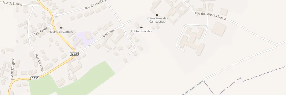 Plan du 168 Rue Verte à Caffiers