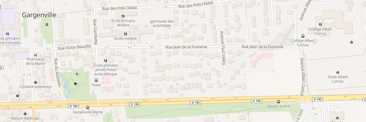 Plan du 9B Rue Jean de la Fontaine à Gargenville