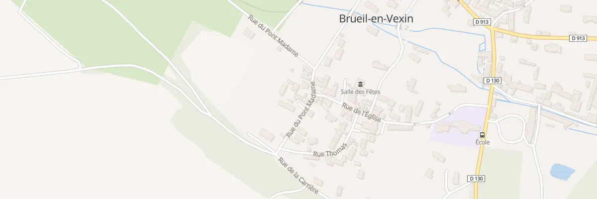 Plan du 3 Imp du Pont Madame à Brueil-en-Vexin