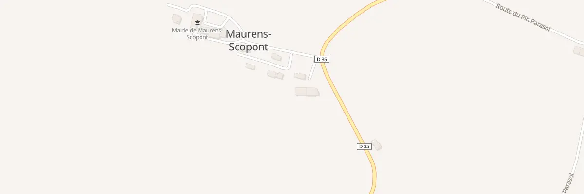 Plan du 5004 La Serre à Maurens-Scopont