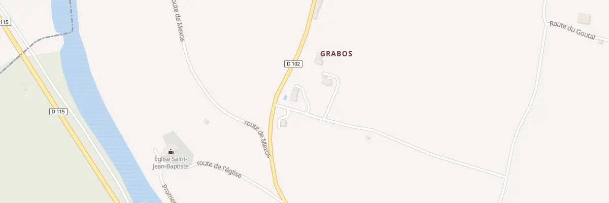 Plan du 5180 Grabos à Féneyrols