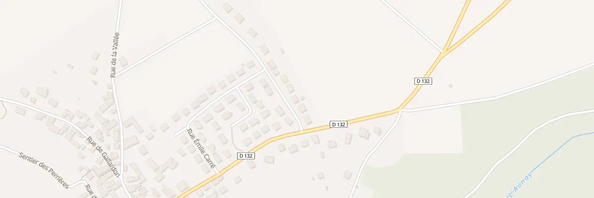 Plan du 6 Rue du Petit Moulin à Aunay-sous-Auneau