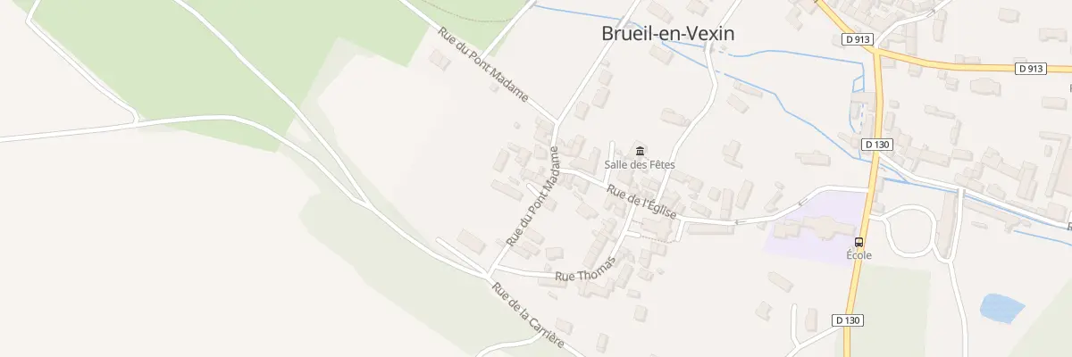Plan du 1 Imp du Pont Madame à Brueil-en-Vexin
