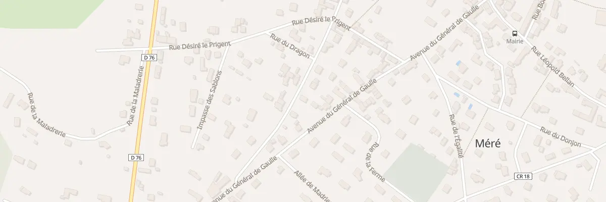 Plan du 21 Rue des Sablons à Méré