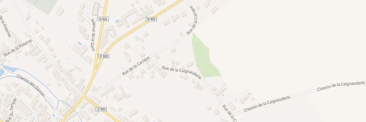 Plan du 5 Rue de la Caignauderie à Vatan