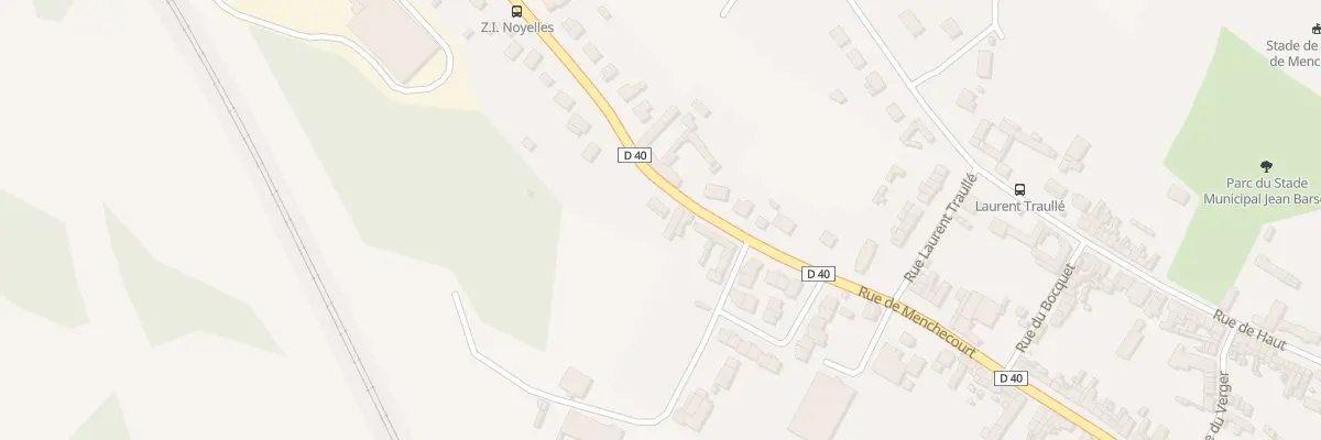 Plan du 191 Rue de Menchecourt à Abbeville