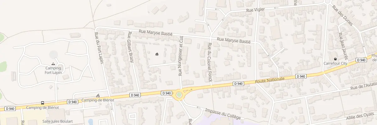 Plan du 6 Rue Nungesser et Coli à Sangatte
