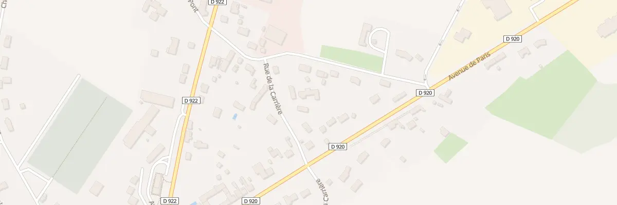 Plan du 12 Rue de la Carrière à Vatan