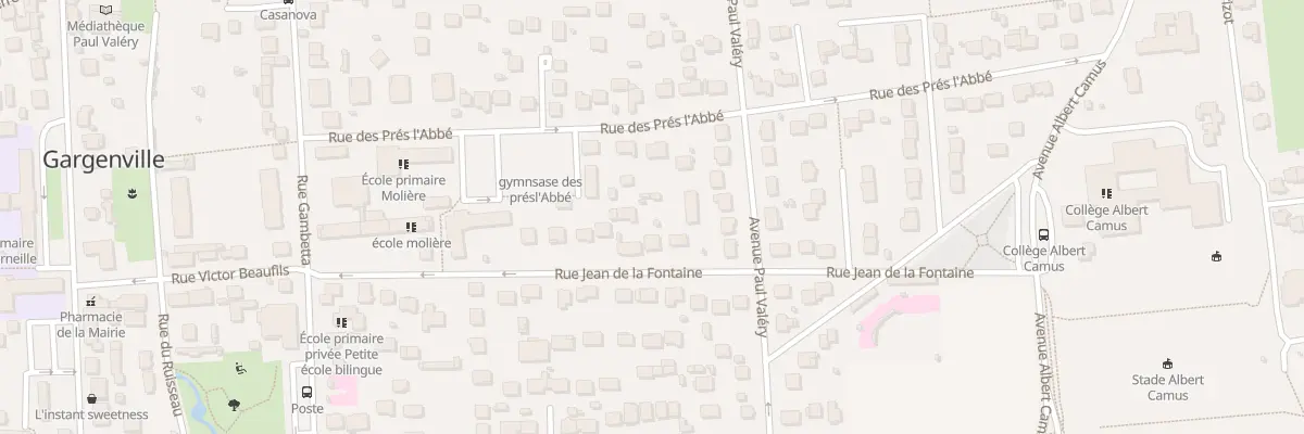 Plan du 8 Rue Jean de la Fontaine à Gargenville