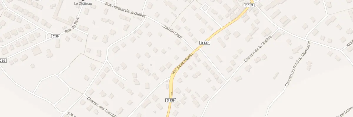 Plan du 52 Rue Saint Martin à Épône