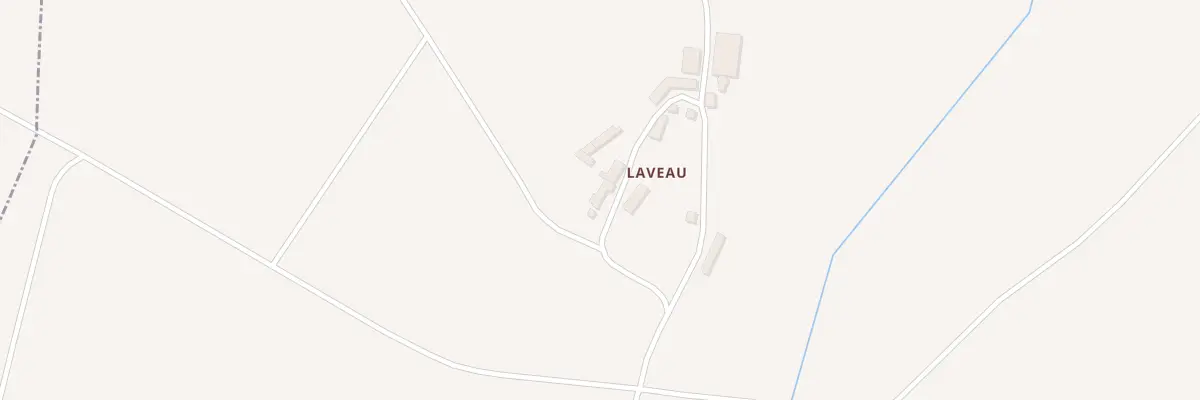 Plan du 1 Village de Laveau à Saint-Outrille
