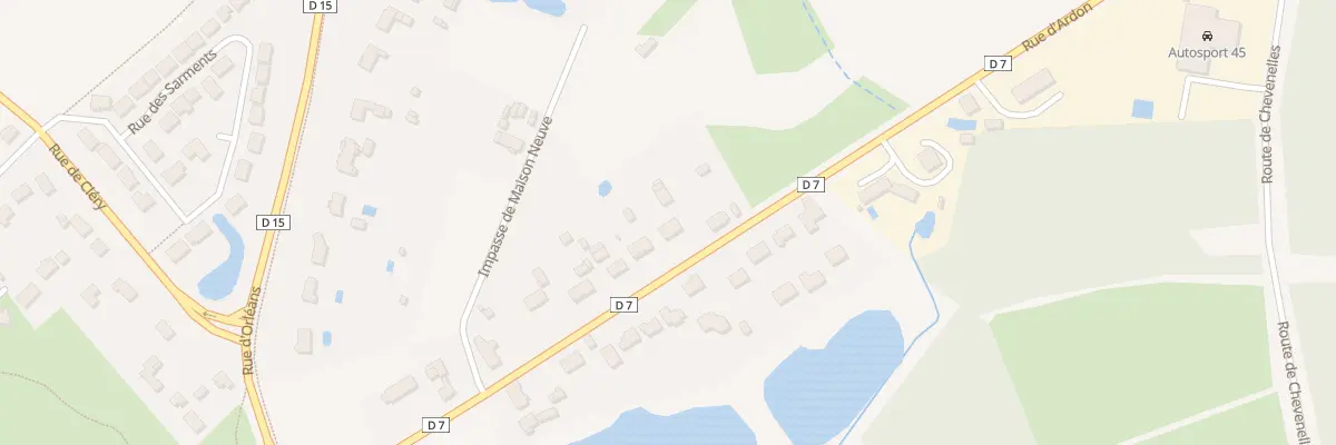 Plan du 341 Rue d’Ardon à Jouy-le-Potier